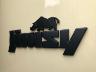 ジムニーシエラ JB74W：自作JIMNYサイエンブレム https://fulmando.com/blog/car/8171/